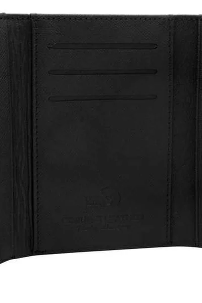 Dámská kožená peněženka v černé barvě FPrice