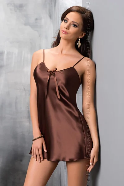 Dámská košilka Aria Chocolate chemise - Irall