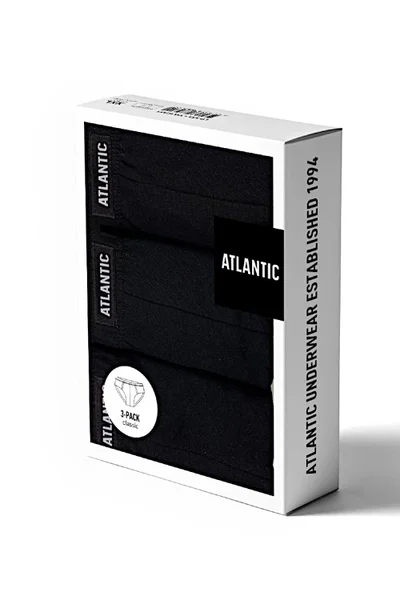 Pohodlné bavlněné pánské slipy 3ks Atlantic