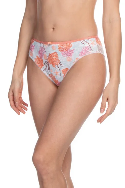 Dámské kalhotky BIKINI E587 2XL Lama (v barvě korál)