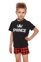 Krátké chlapecké pyžamo Prince  Dn-nightwear