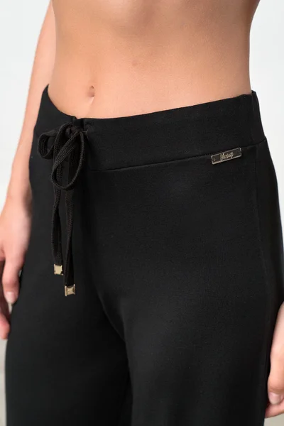 Černé dámské kalhotky široký střih plus size Vamp