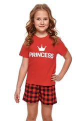 Krátké dívčí pyžamo Princess  Dn-nightwear