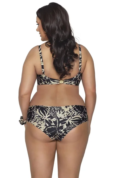 Plus size dámská bikiny podprsenka pro větší poprsí Ava zvířecí vzor