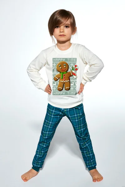 Dětské dlouhé pyžamo Gingerbread Cornette