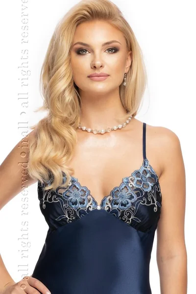 Dámská košilka Elodie Navy-Blue chemise - Irall