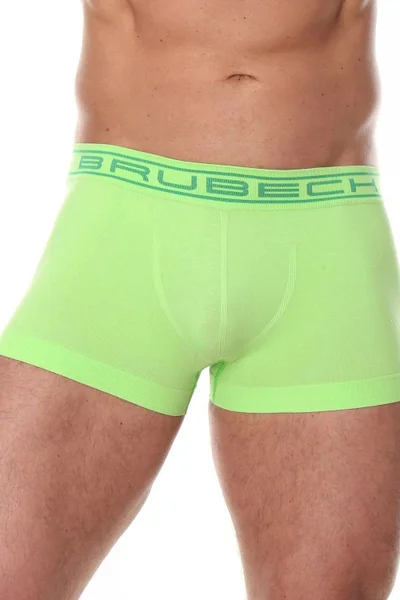 Světle zelené pánské bavlněné boxerky Brubeck