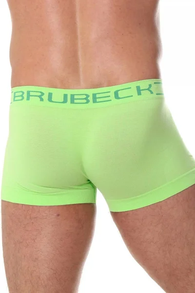 Světle zelené pánské bavlněné boxerky Brubeck