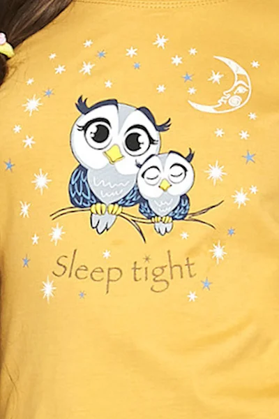 Dětské bavlněné pyžamo se sovou Cornette