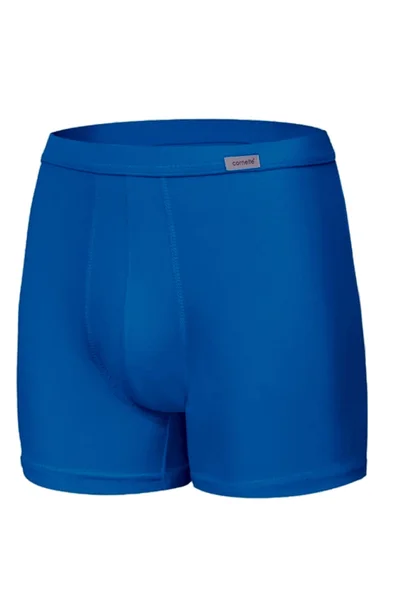 Tmavě modré pánské bavlněné boxerky Cornette plus size