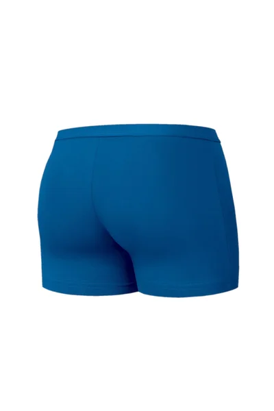 Modré pánské boxerky Cornette s příměsí elastanu