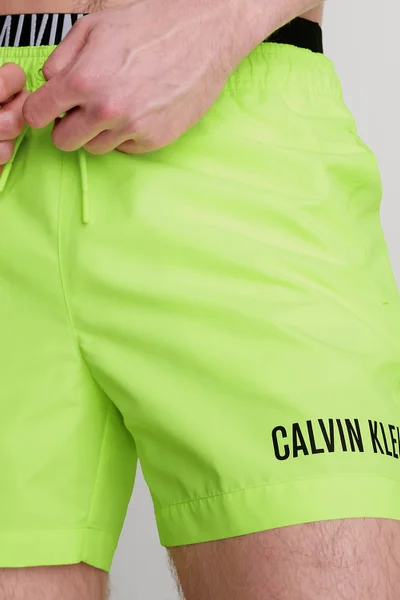 Limetkově zelené pánské plavky Calvin Klein