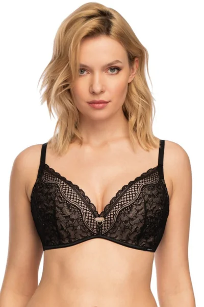 Push-Up Podprsenka Black-Beige Clarisa MEFEMI