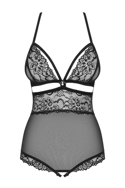 Dámské erotické body FR539 black - Obsessive (v barvě černá)