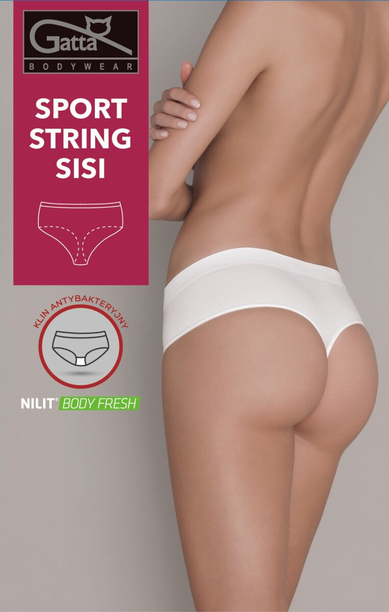 Dámské kalhotky string Sisi GATTA BODYWEAR, bílá S i170_0041445S3605