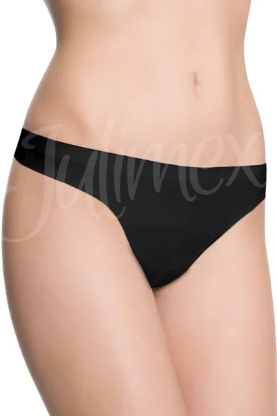 Dámská tanga String black - Julimex (černá)