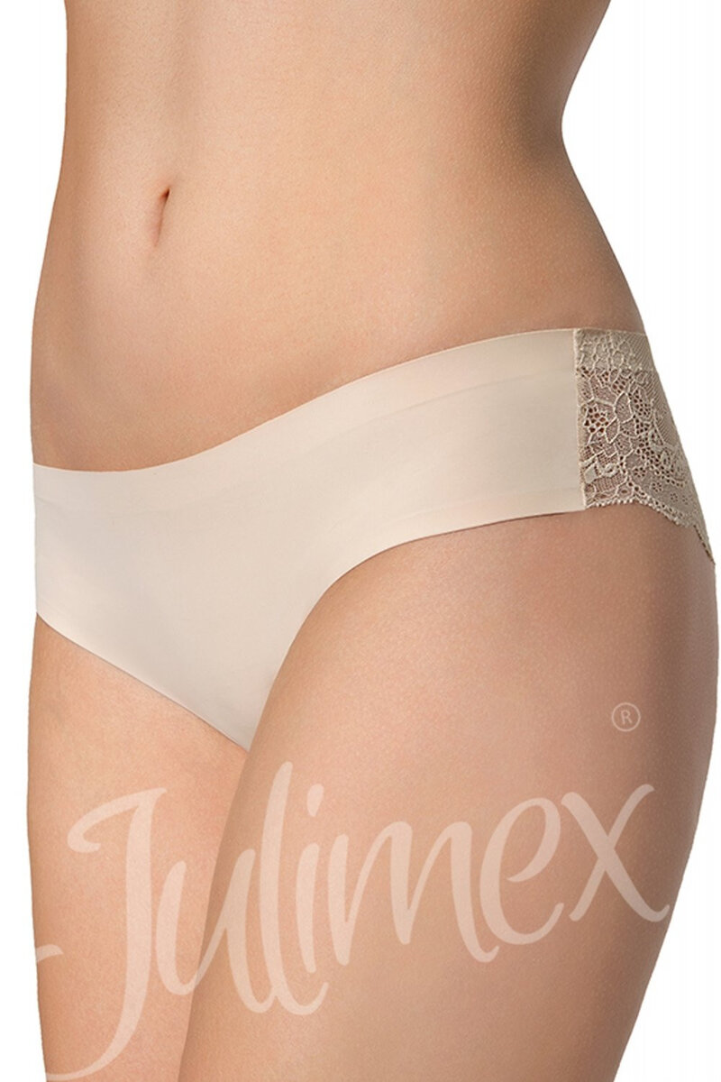 Dámské kalhotky Tanga beige - Julimex, Béžová XL i41_74108_2:béžová_3:XL_