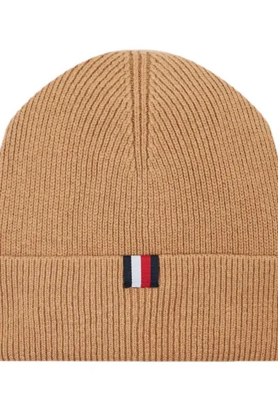 Béžová unisex čepice Tommy Hilfiger