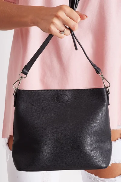 Černá kabelka s kosmetickou taškou FPrice