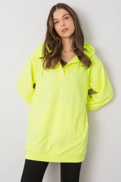 Dámská mikina Model EM-BL-ES-21-528.12X Fluo Yellow - Ex Moda