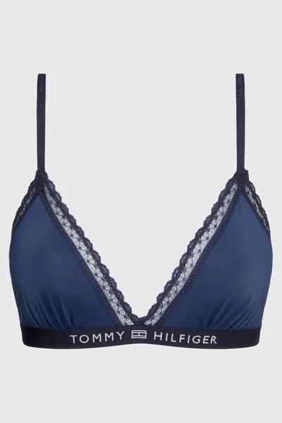 Trojúhelníková dámská podprsenka Tommy Hilfiger tmavě modrá