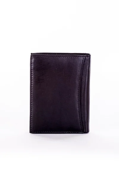 Pánská černá kožená peněženka s prošíváním FPrice