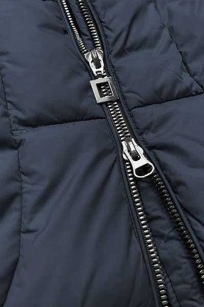 Teplá zimní dlouhá prošívaná bunda Libland