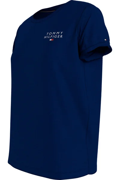Klasické bavlněné dámské tričko s logem Tommy Hilfiger