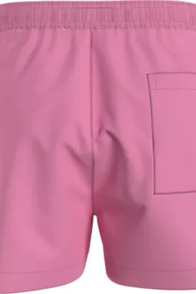 Růžové pánské koupací šortky Calvin Klein