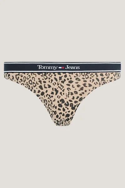 Dámská tanga Tommy Hilfiger leopardí vzor