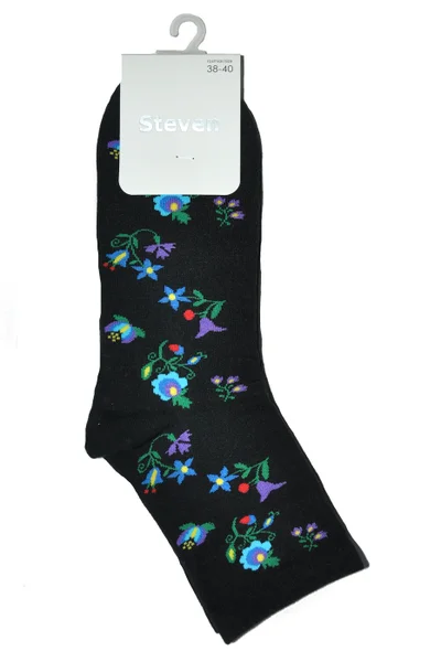 Dámské ponožky Steven XH334 Folk, T56