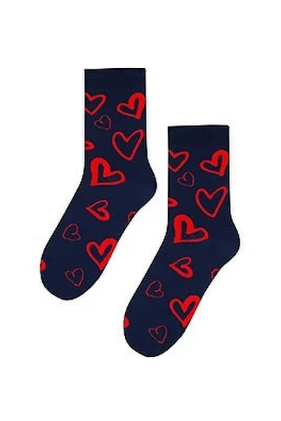 Dámské valentýnské ponožky Wola S47 IJ305