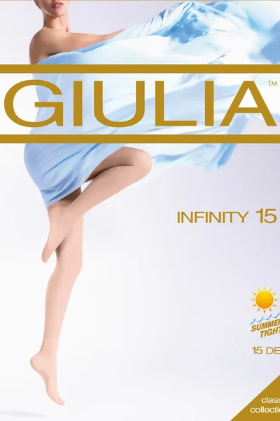 Tenké hedvábné punčocháče Giulia Infinity 15