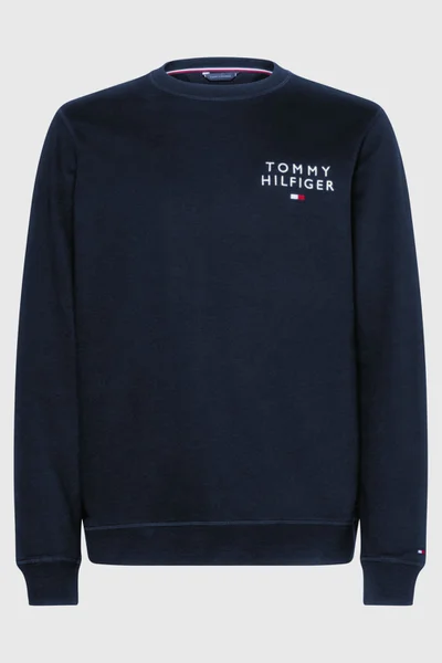 Černá pánská mikina bez kapuce Tommy Hilfiger