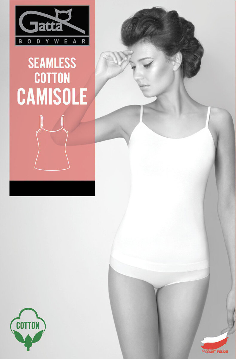 Spodní košilka s tenkými ramínky Gatta Camisole, černá M i170_0042405S3706