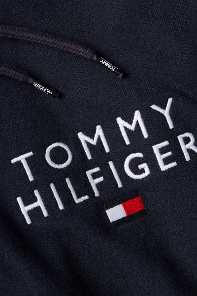 Tmavě modrá pánská mikina na zip Tommy Hilfiger