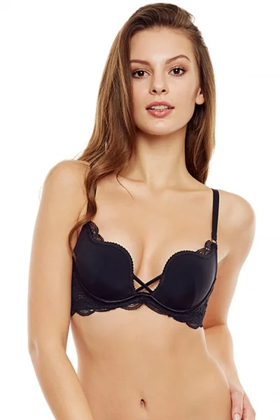 Push-up podprsenka Delis Black - HENDERSON LADIES