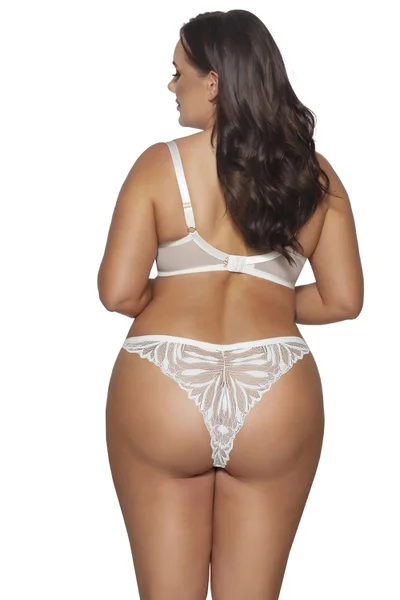 Krémová dámská podprsenka Ava plus size