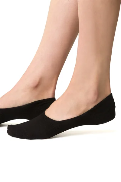 Dámské ponožky do balerín v černé barvě Steven
