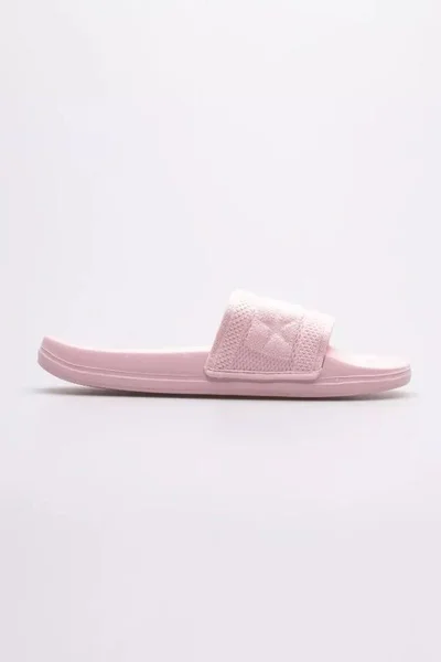 Dámské gumové pantofle s logem Big Star růžové