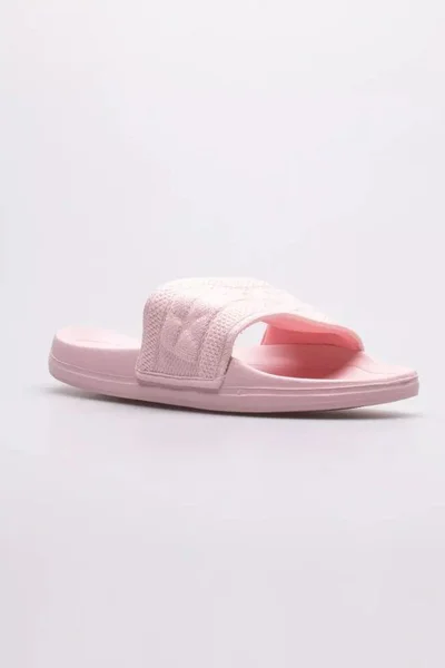 Dámské gumové pantofle s logem Big Star růžové