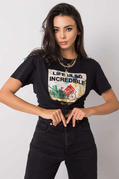 Dámské bavlněné tričko s nápisem FPrice