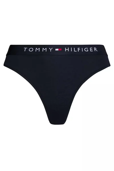 Tmavě modré dámské string kalhotky Tommy Hilfiger