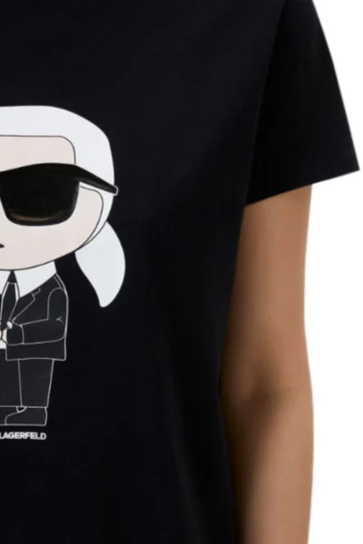 Dámské tričko Karl Lagerfeld Ikonik s potiskem