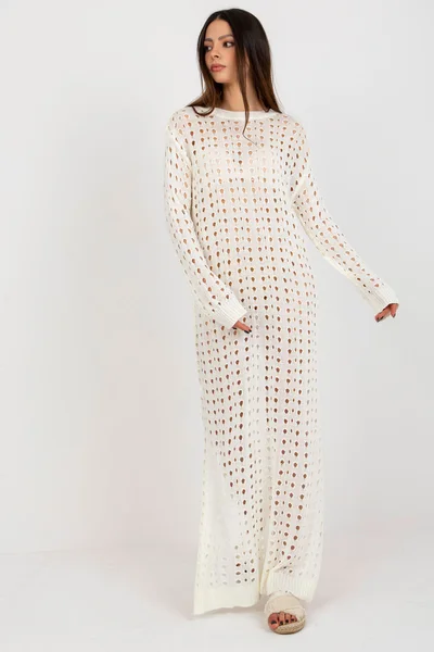 Dámské děrované maxi šaty ideální na plavky FPrice