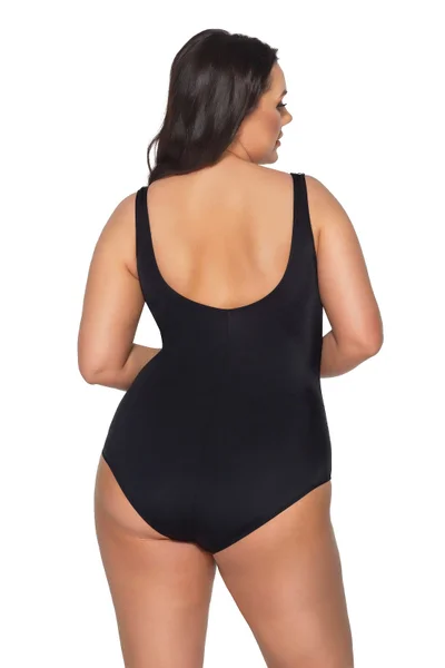 Jednodílné dámské vzorované plus size plavky Ava