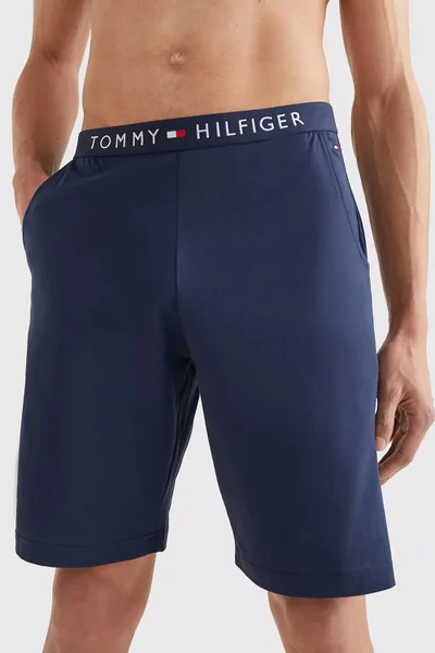 Pánské bavlněné šortky Tommy Hilfiger tmavě modré