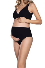 Dámské bavlněné těhotenské kalhotky Mama Maxi  Italian Fashion