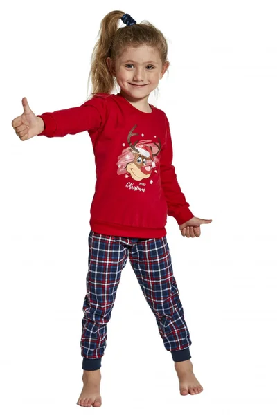 Dívčí pyžamo O941 Reindeer - Cornette