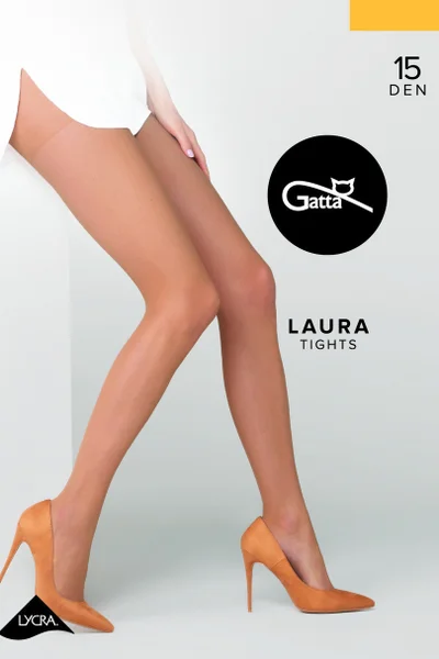 Dámské punčochové kalhoty LAURA CX994 - LYCRA roz6 Gatta béžová